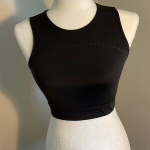 lululemon athletica Black Crop Top